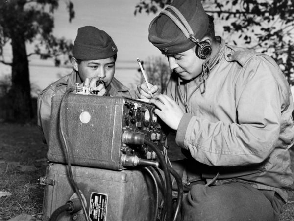 USMC “Navajo Code Talkers” Preston and Frank Toledo