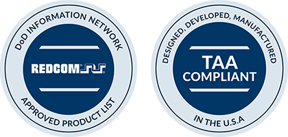 REDCOM products are TAA compliant and on the DODIN Approved Products List