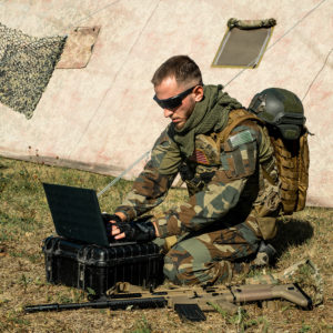 warfighter using a c5isr system